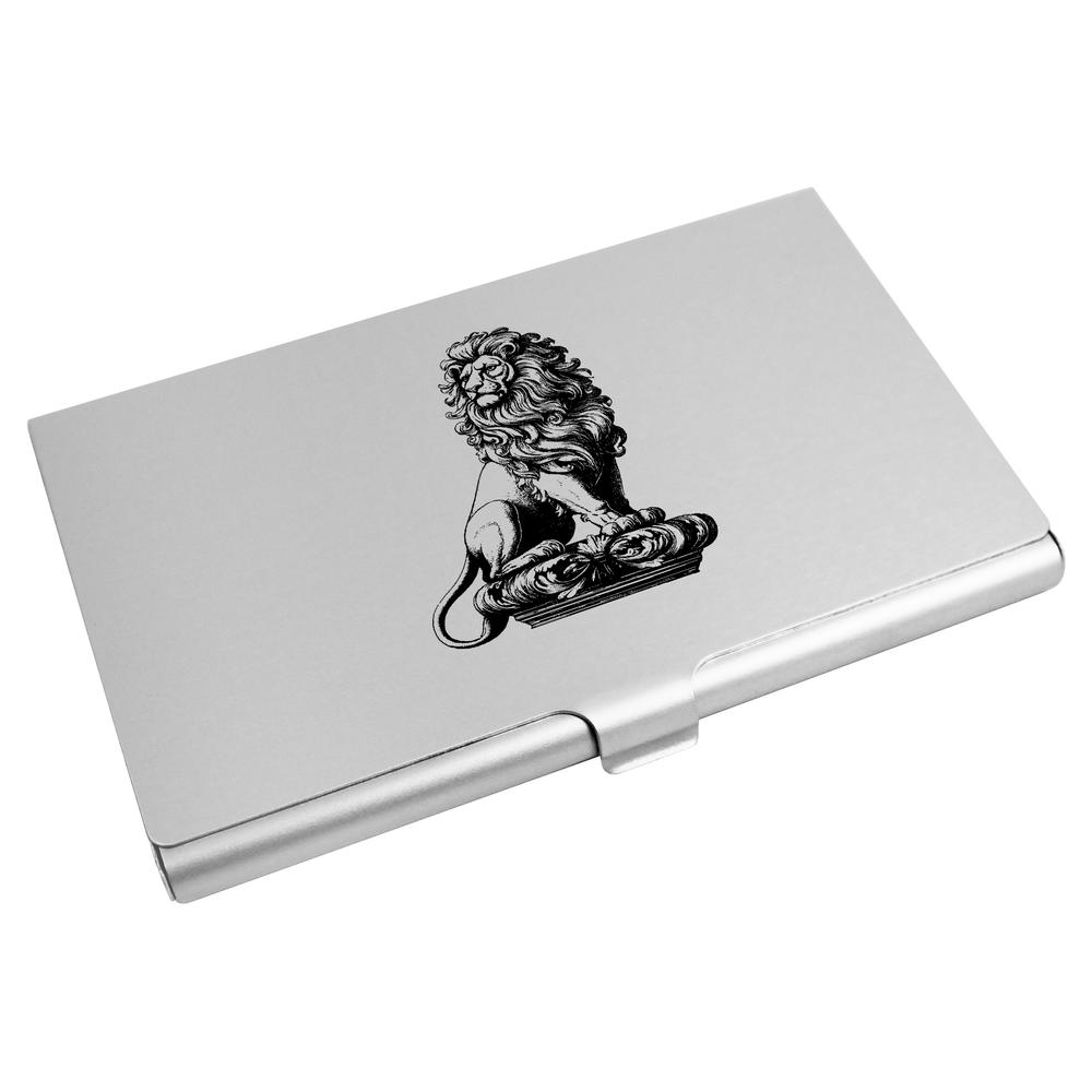 'Vintage Ornate Lion' Business Card Holder / Credit Card Wallet (CH00045988)