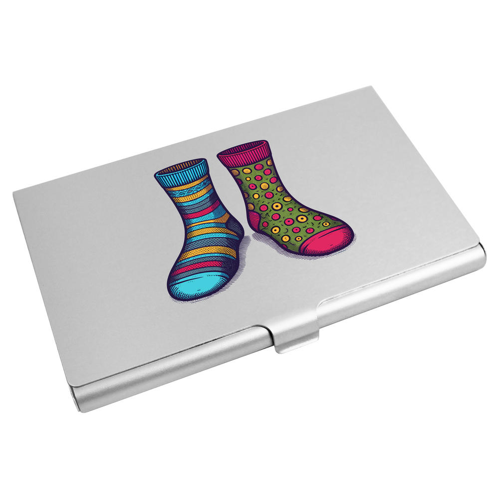'Odd Socks' Business Card Holder / Credit Card Wallet (CH00046560)