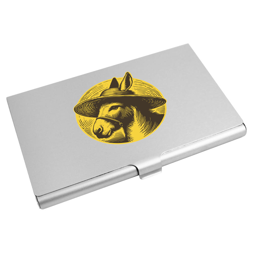 'Beach Donkey' Business Card Holder / Credit Card Wallet (CH00046764)