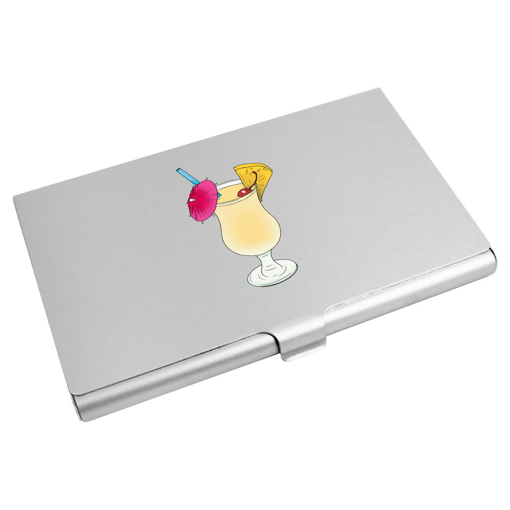 'Pina Colada Cocktail' Business Card Holder / Credit Card Wallet (CH00047865)
