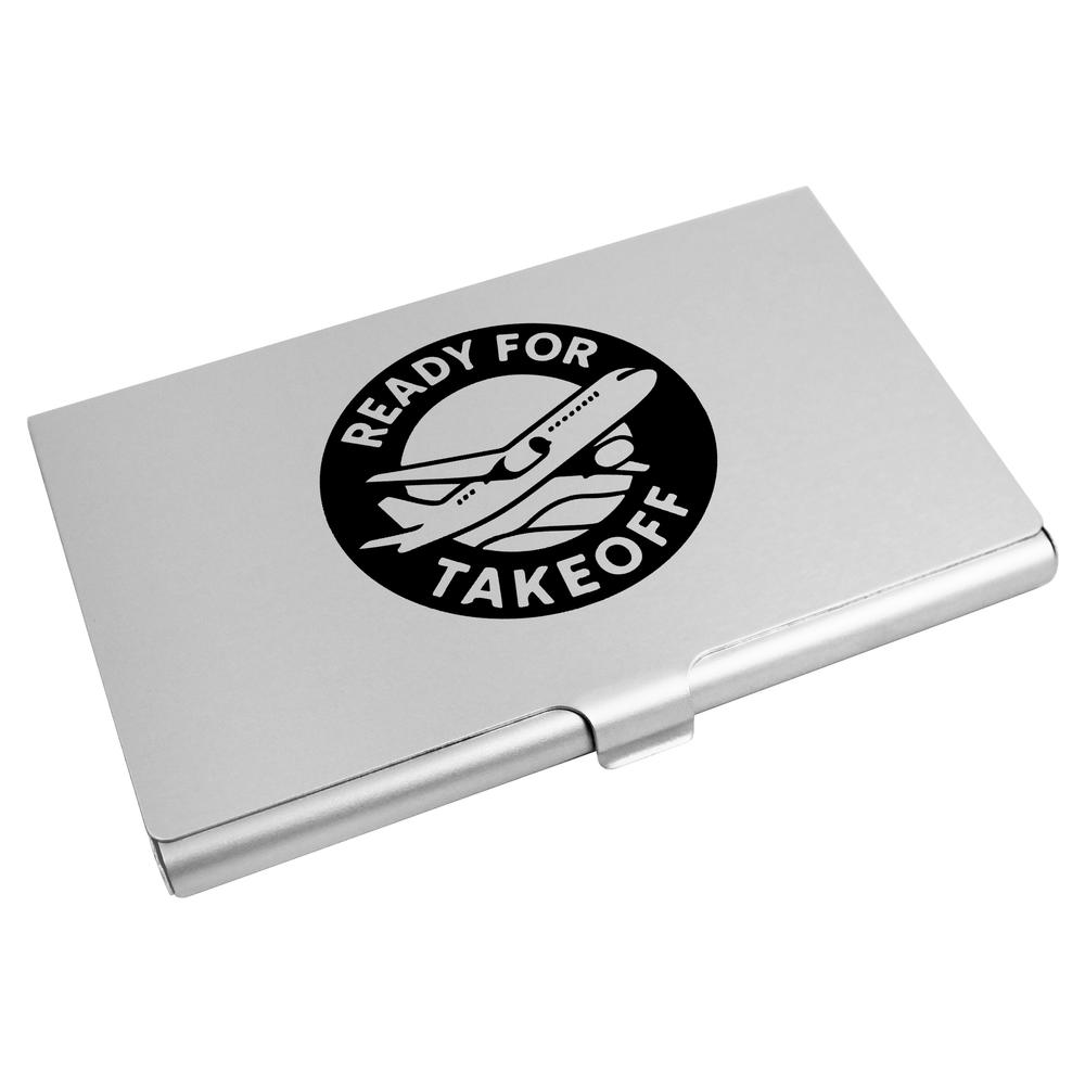 'Ready For Takeoff' Business Card Holder / Credit Card Wallet (CH00049024)