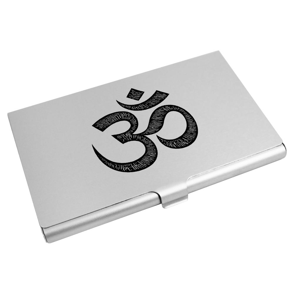 'Meditation Symbol' Business Card Holder / Credit Card Wallet (CH00049359)