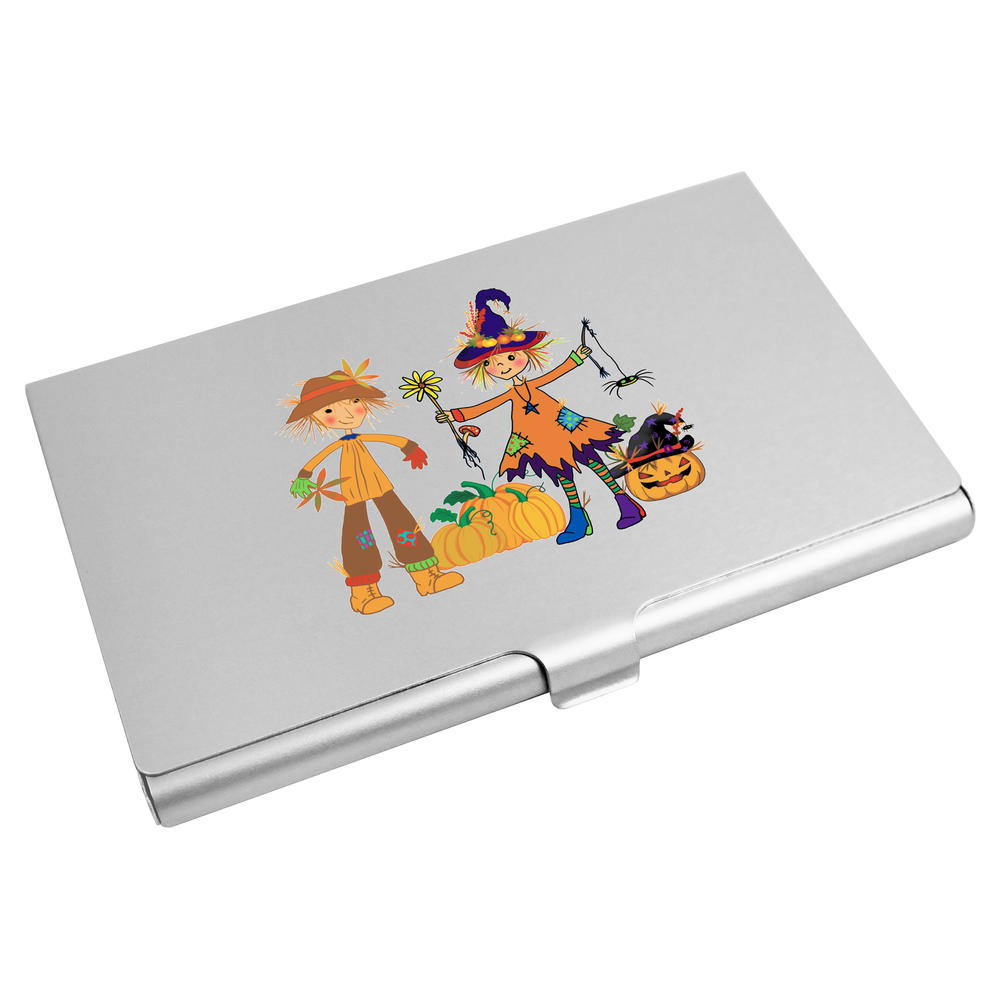 'Scarecrow Friends' Business Card Holder / Credit Card Wallet (CH00050284)