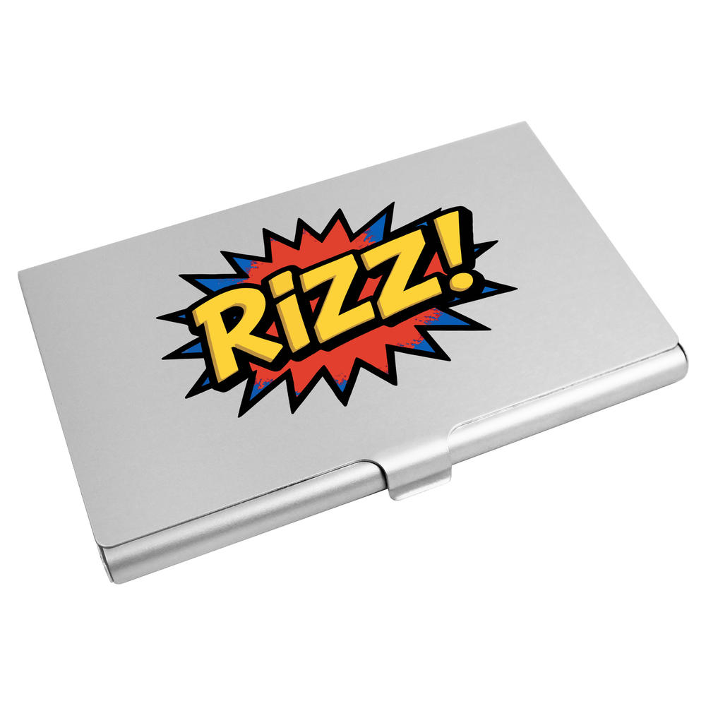 'Rizz! Word' Business Card Holder / Credit Card Wallet (CH00050369)