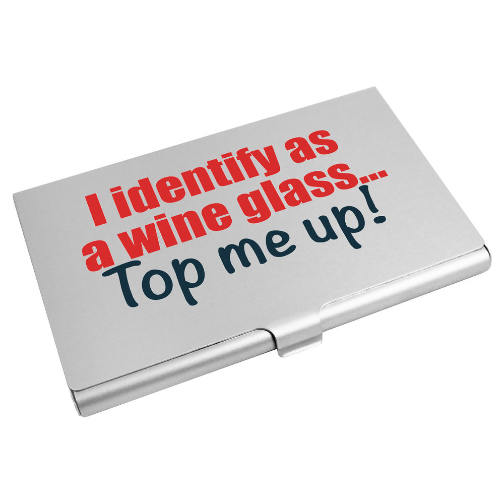 'Wine Identity' Business Card Holder / Credit Card Wallet (CH00050542)