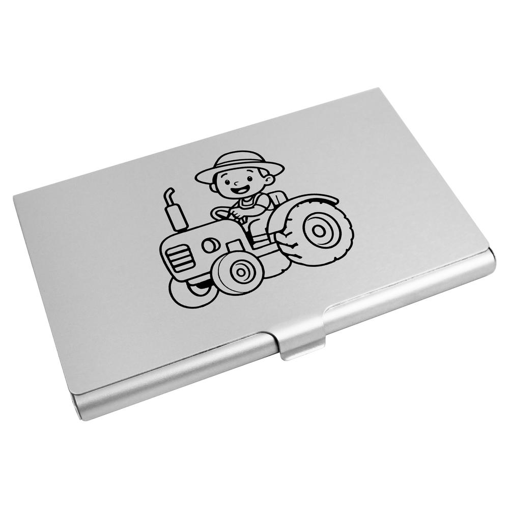 'Happy Farmer' Business Card Holder / Credit Card Wallet (CH00050644)