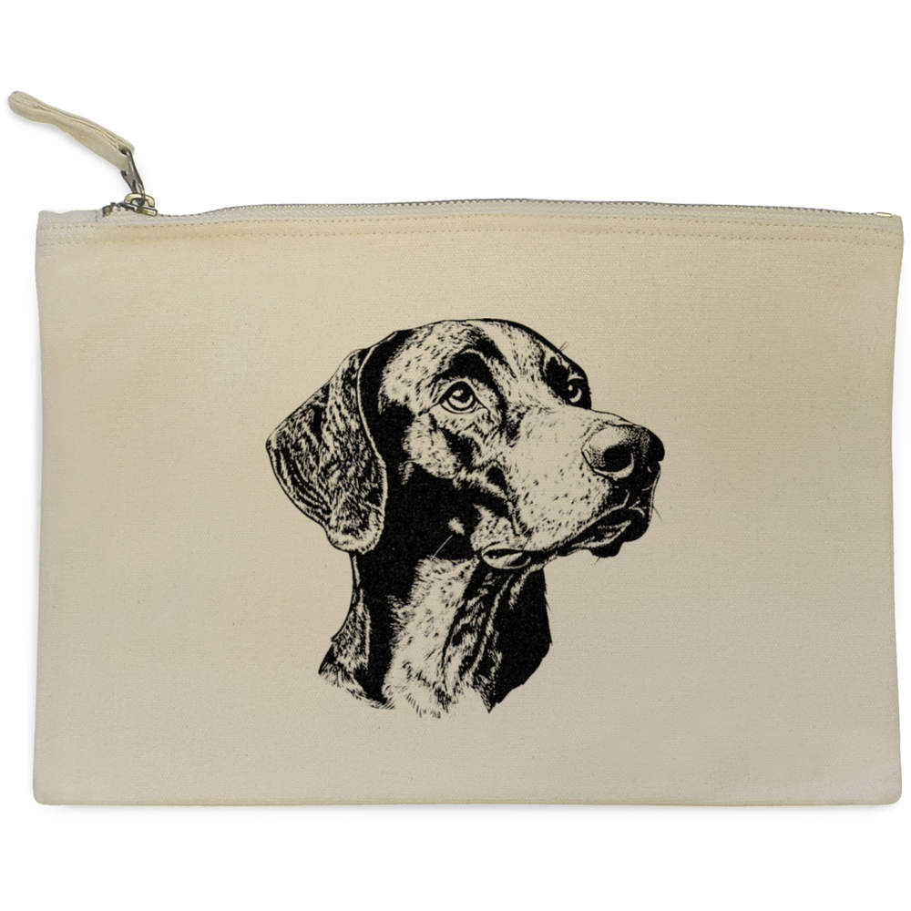 'German Shorthaired Pointer' Canvas Clutch Bag / Accessory Case (CL00042330)
