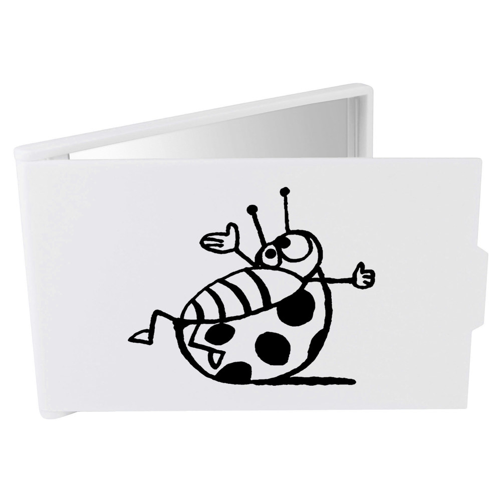 'Ladybird' Compact / Travel / Pocket Makeup Mirror (CM00000534)
