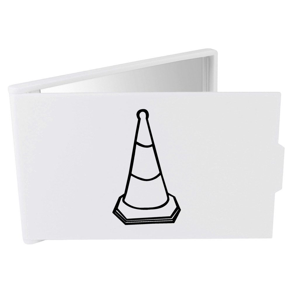 'Traffic Cone' Compact / Travel / Pocket Makeup Mirror (CM00002153)