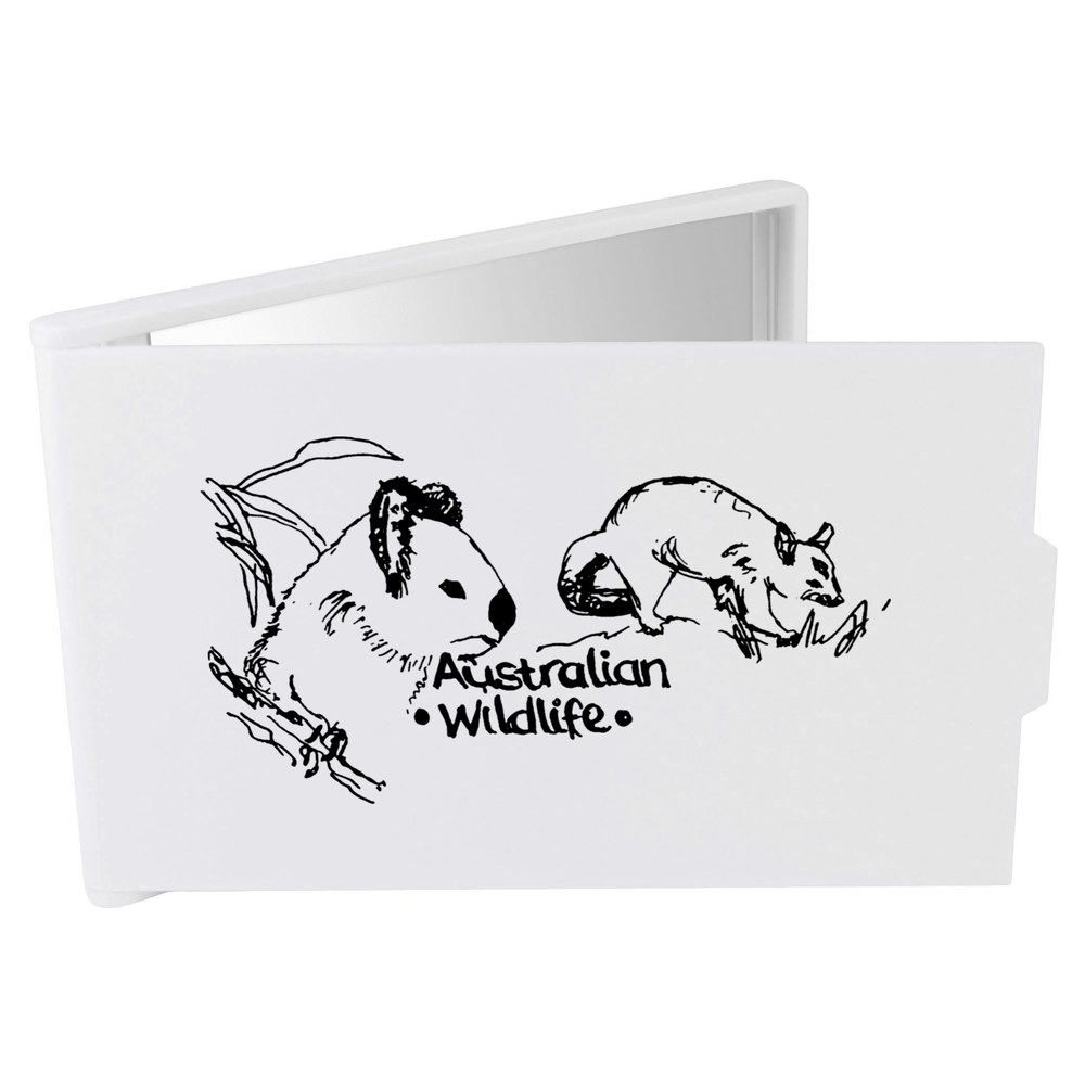 'Australian Wildlife' Compact / Travel / Pocket Makeup Mirror (CM00004542)