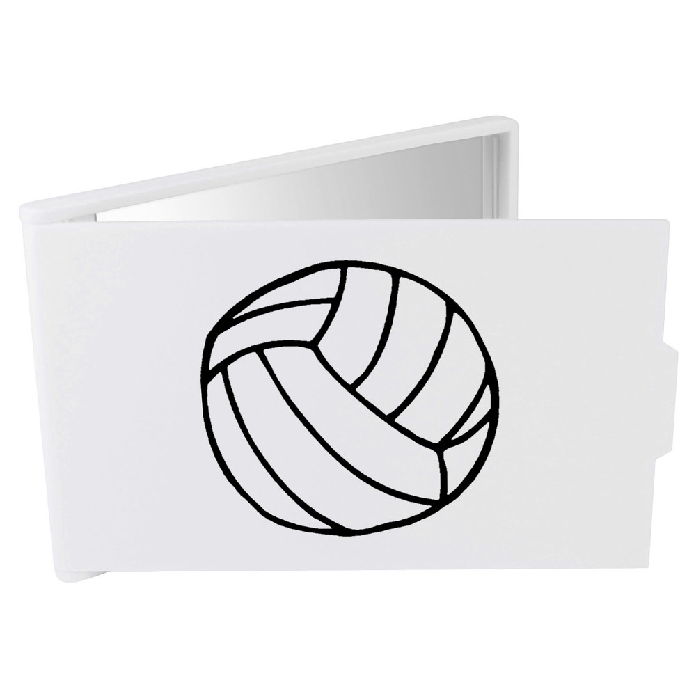 'Volleyball' Compact / Travel / Pocket Makeup Mirror (CM00006299)