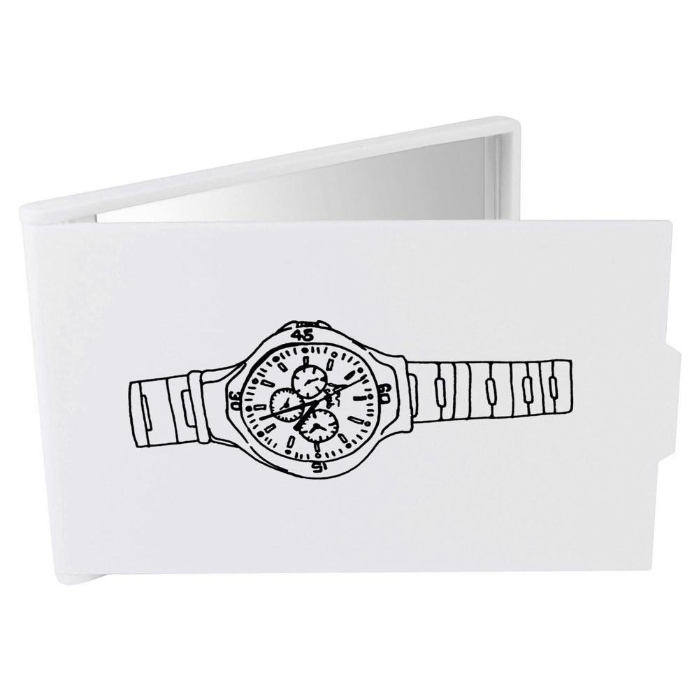 'Mens' Watch' Compact / Travel / Pocket Makeup Mirror (CM00015795)