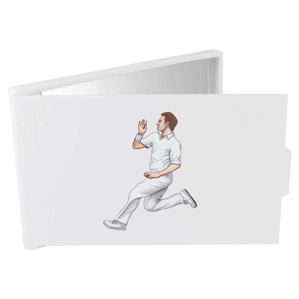 'Cricket Bowler' Compact / Travel / Pocket Makeup Mirror (CM00025242)