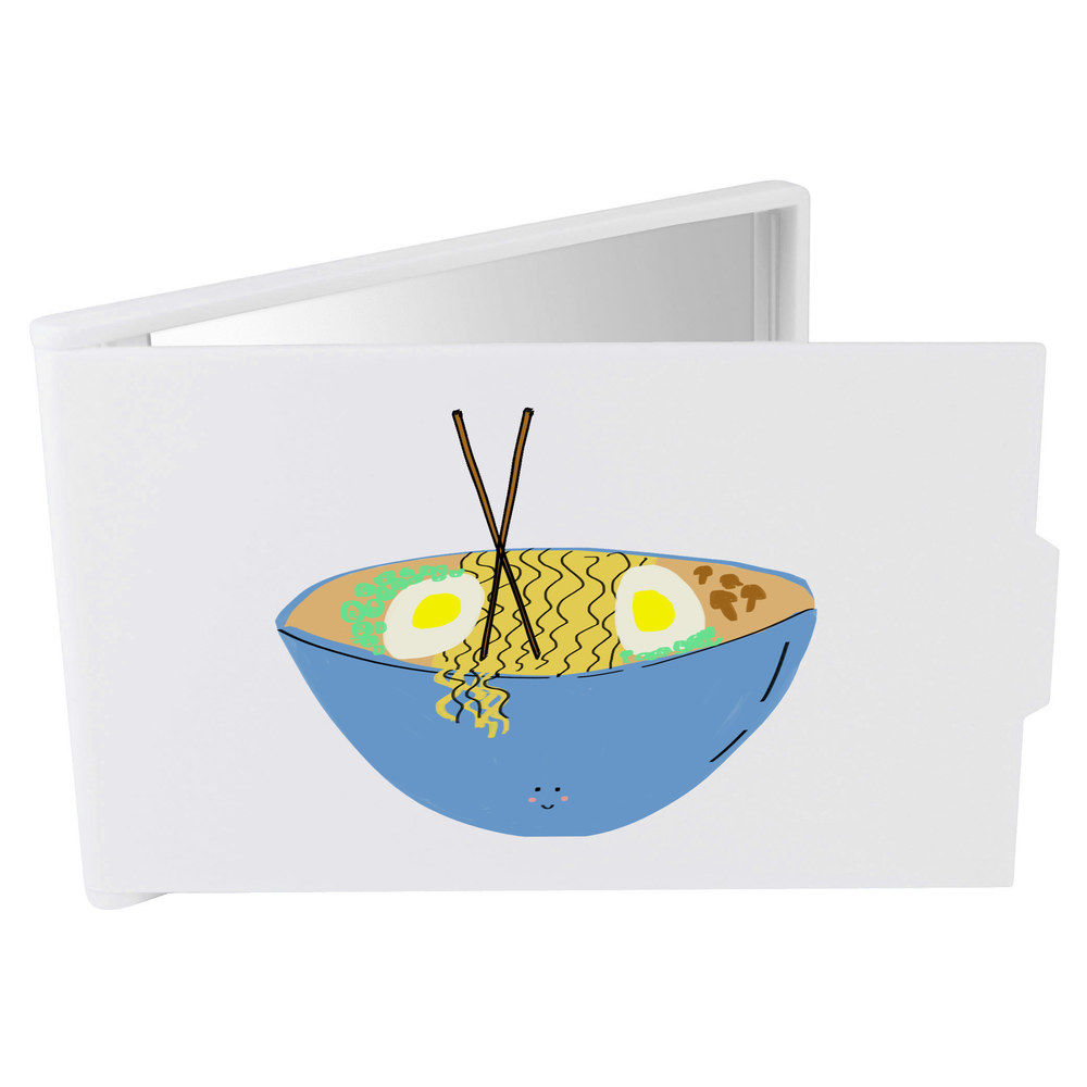 'Ramen Bowl' Compact / Travel / Pocket Makeup Mirror (CM00025541)