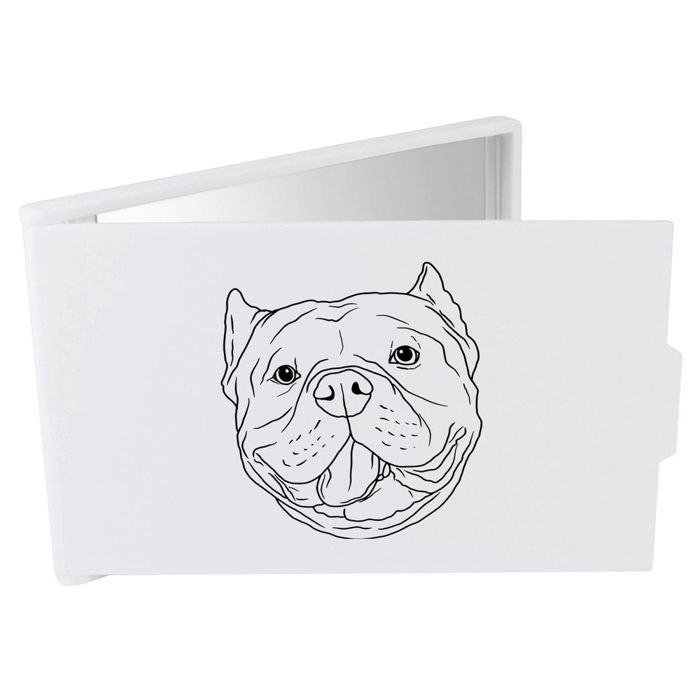 'American Bully Head' Compact / Travel / Pocket Makeup Mirror (CM00029435)