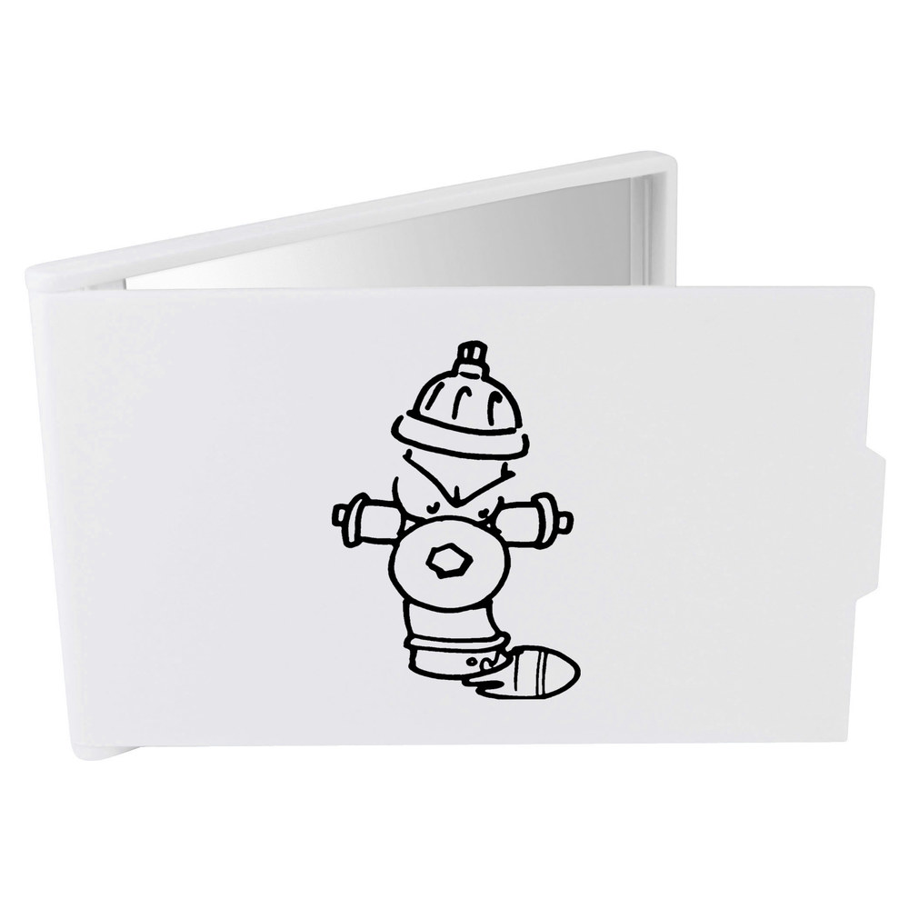 'Leaking Fire Hydrant' Compact / Travel / Pocket Makeup Mirror (CM00035040)