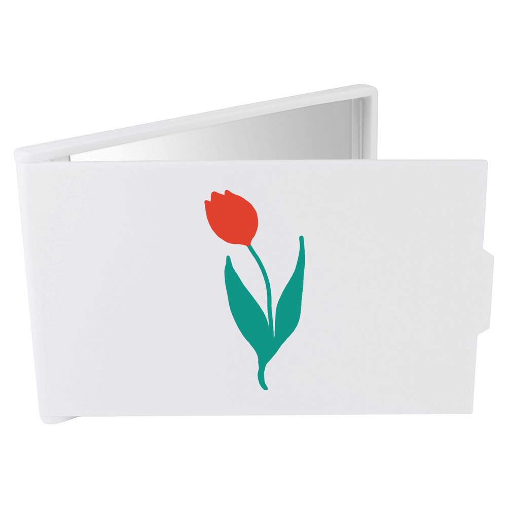 'A tulip' Compact / Travel / Pocket Makeup Mirror (CM00036818)