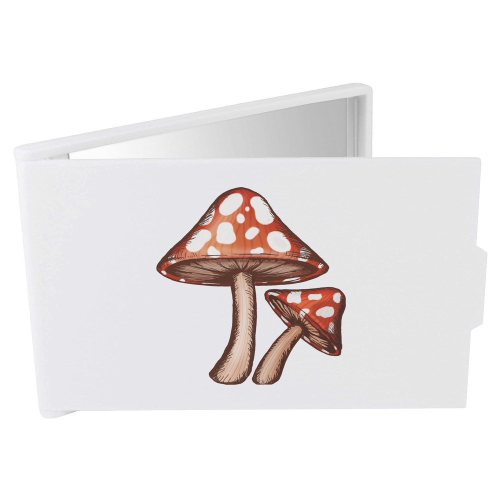 'Toadstool Mushrooms' Compact / Travel / Pocket Makeup Mirror (CM00038299)