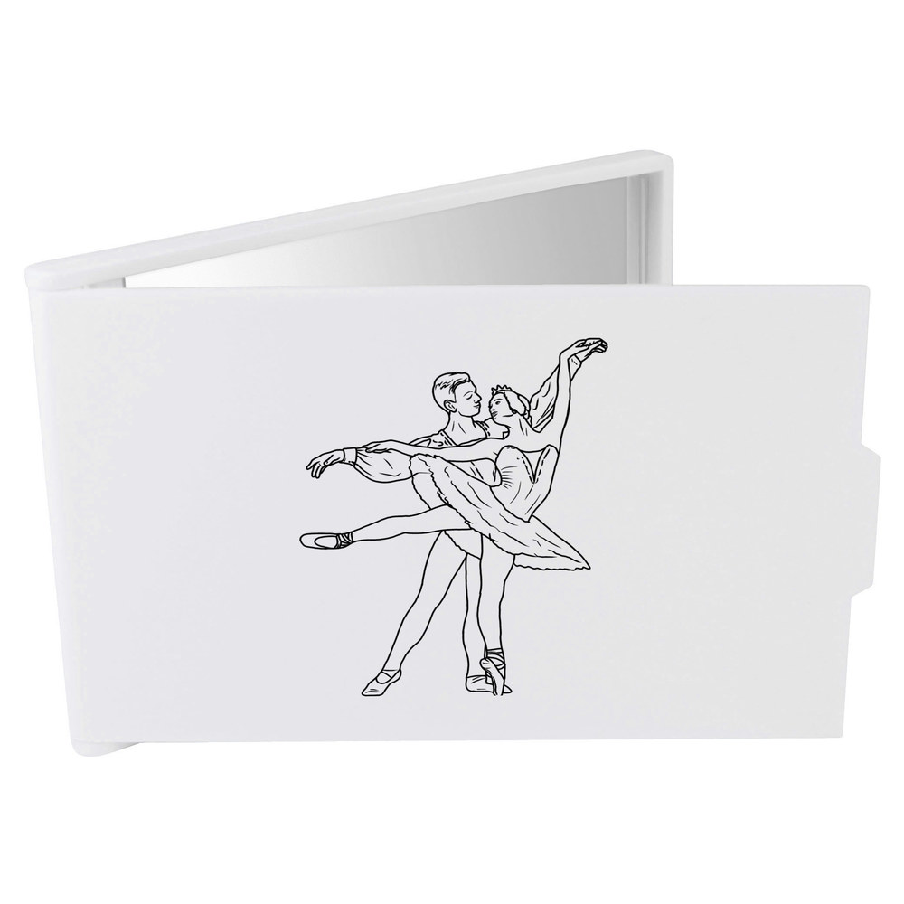 'Ballet Dancer Couple' Compact / Travel / Pocket Makeup Mirror (CM00038815)