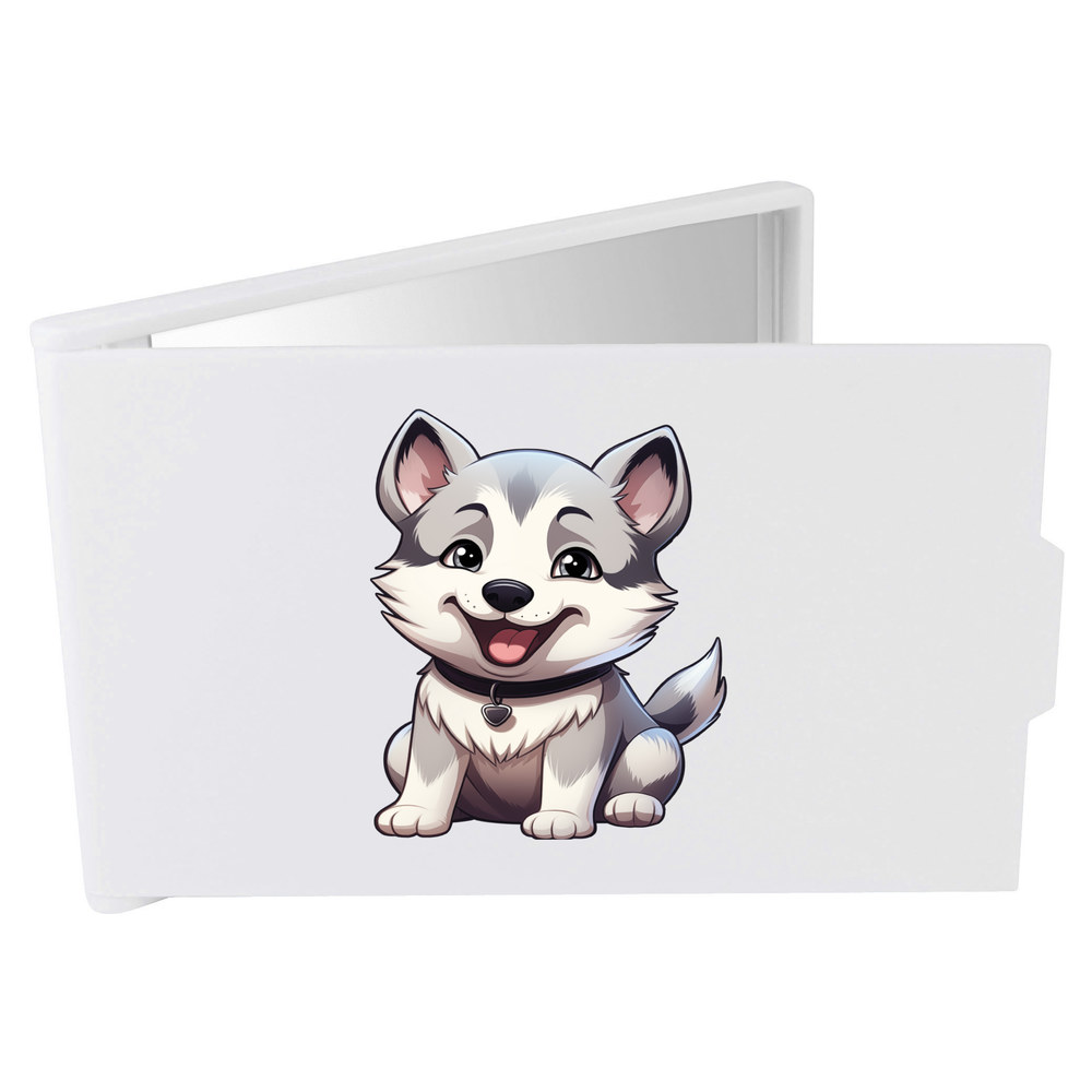 'Siberian Husky' Compact / Travel / Pocket Makeup Mirror (CM00039326)