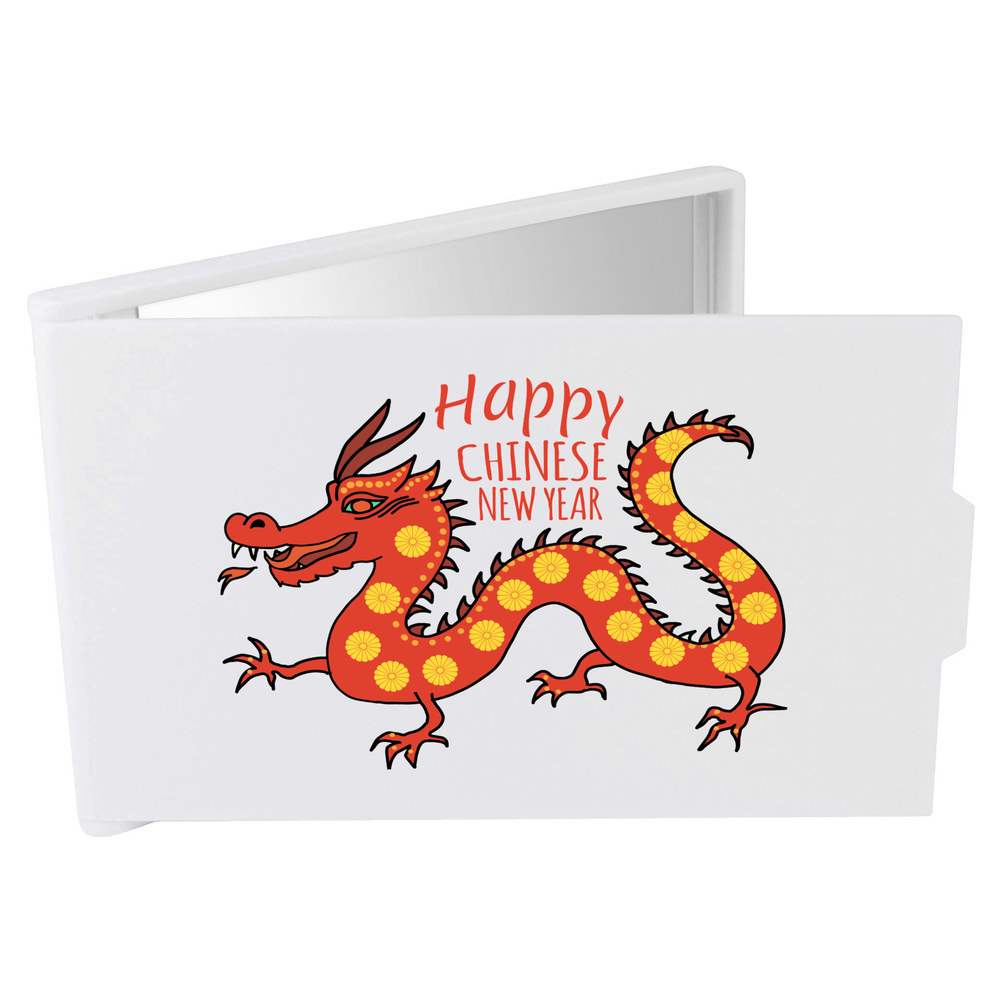 'Happy Chinese New Year' Compact / Travel / Pocket Makeup Mirror (CM00039826)