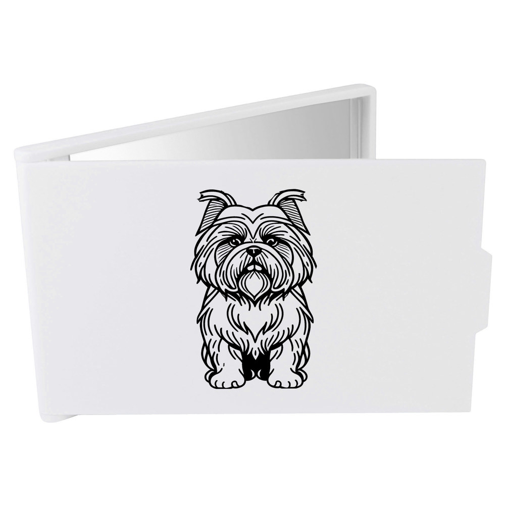 'Lhasa Apso Dog' Compact / Travel / Pocket Makeup Mirror (CM00040337)