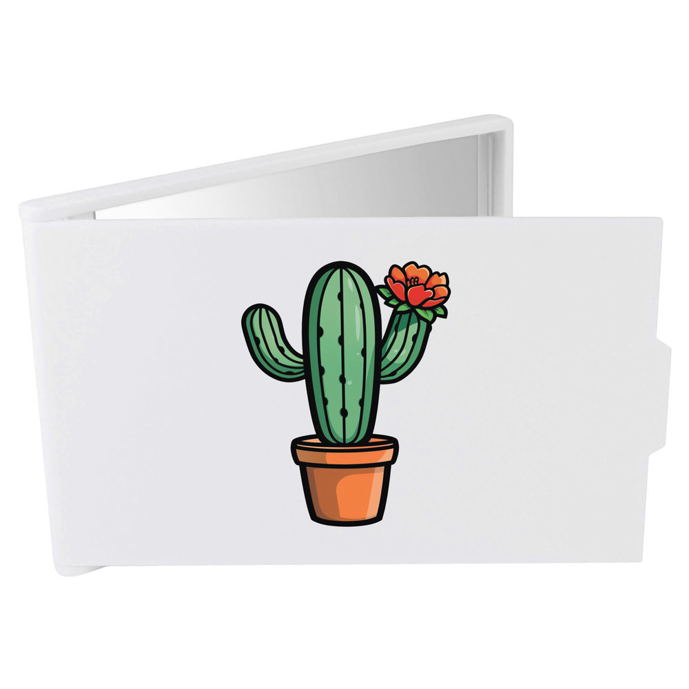 'One Flower Cactus' Compact / Travel / Pocket Makeup Mirror (CM00042897)