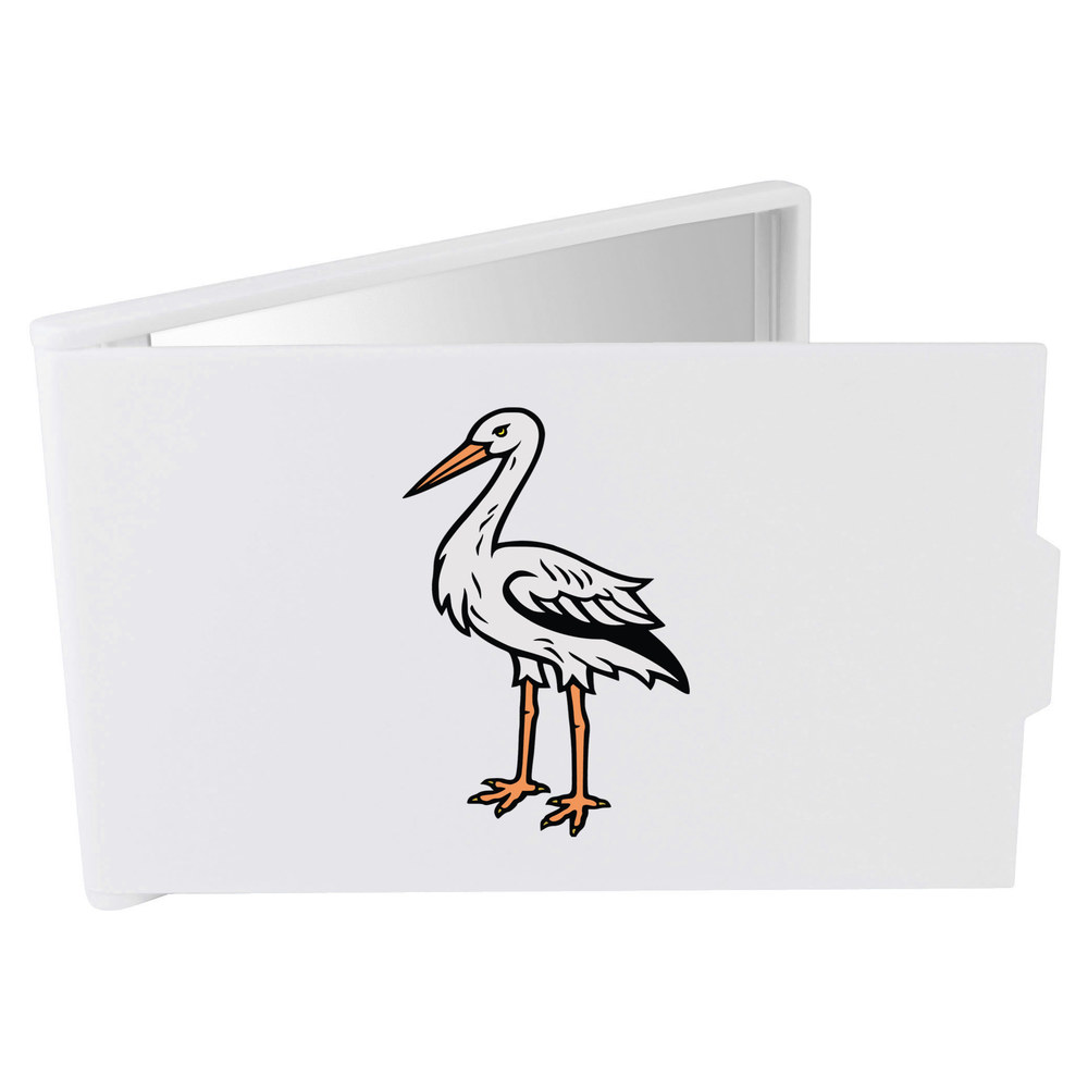 'Bird Stork ' Compact / Travel / Pocket Makeup Mirror (CM00042989)