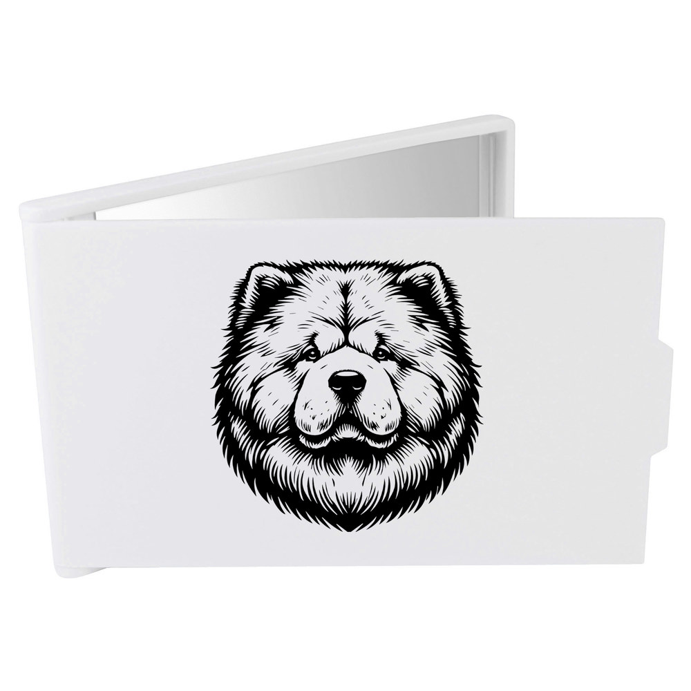 'Chow Chow' Compact / Travel / Pocket Makeup Mirror (CM00044188)