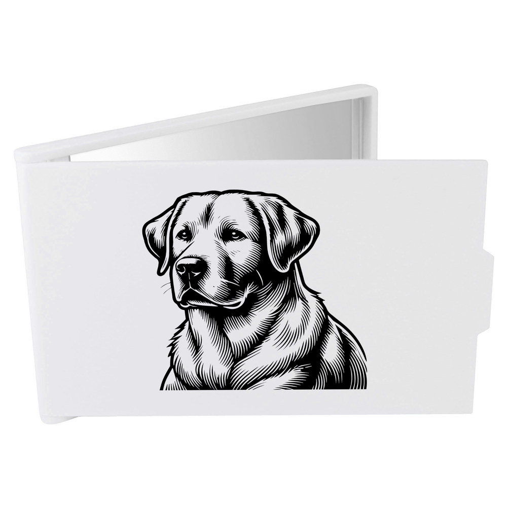'Labrador Retriever' Compact / Travel / Pocket Makeup Mirror (CM00044202)
