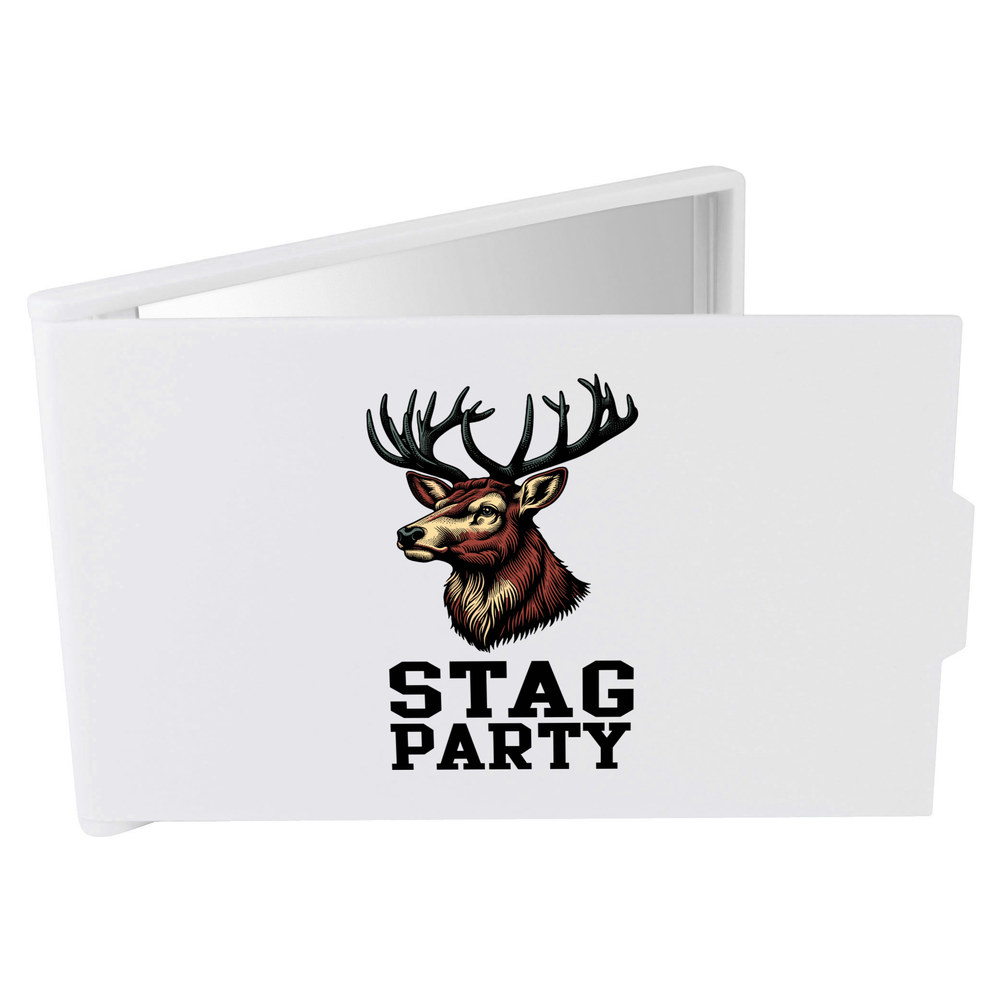 'Stag Party' Compact / Travel / Pocket Makeup Mirror (CM00044283)