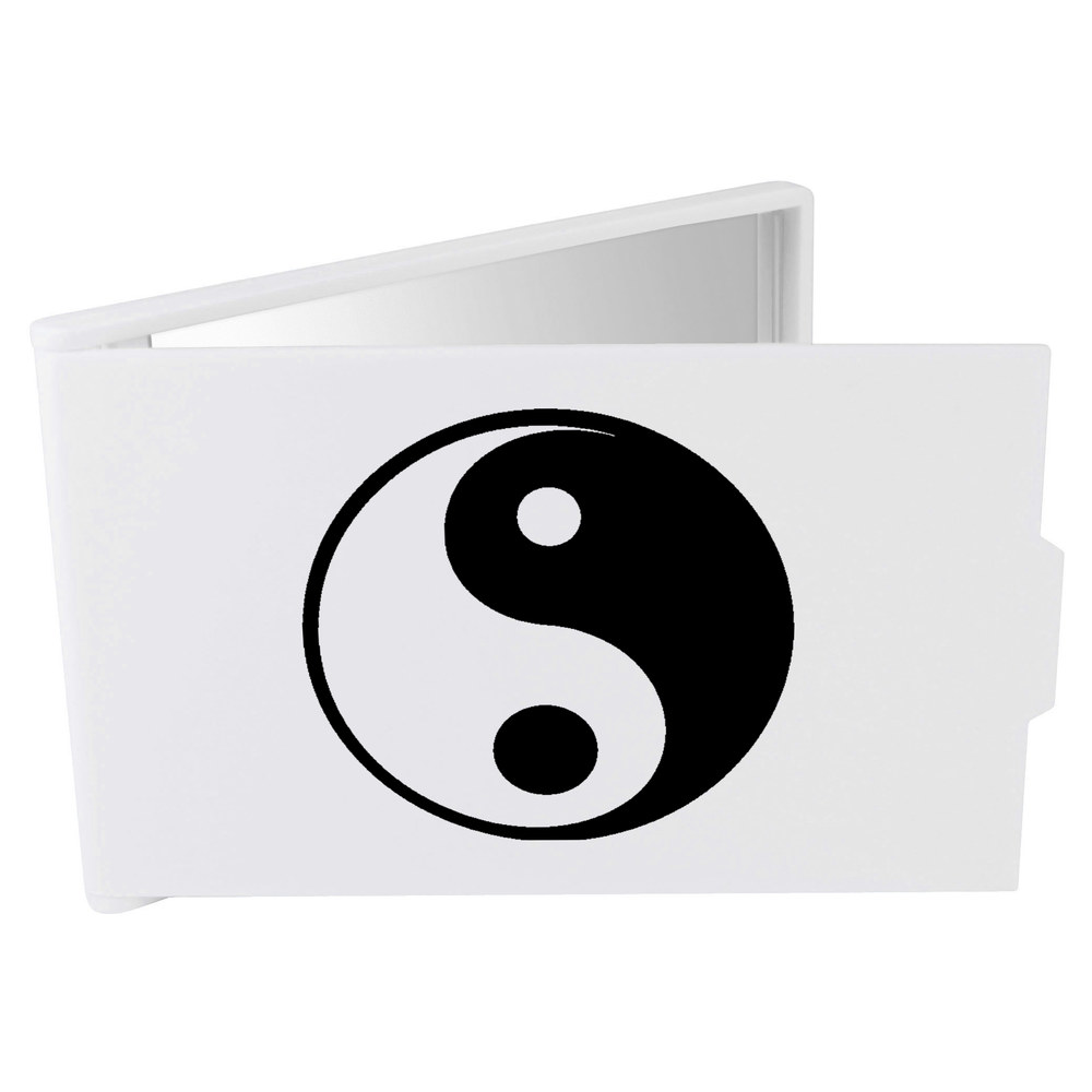 'Ying Yang Symbol' Compact / Travel / Pocket Makeup Mirror (CM00044679)
