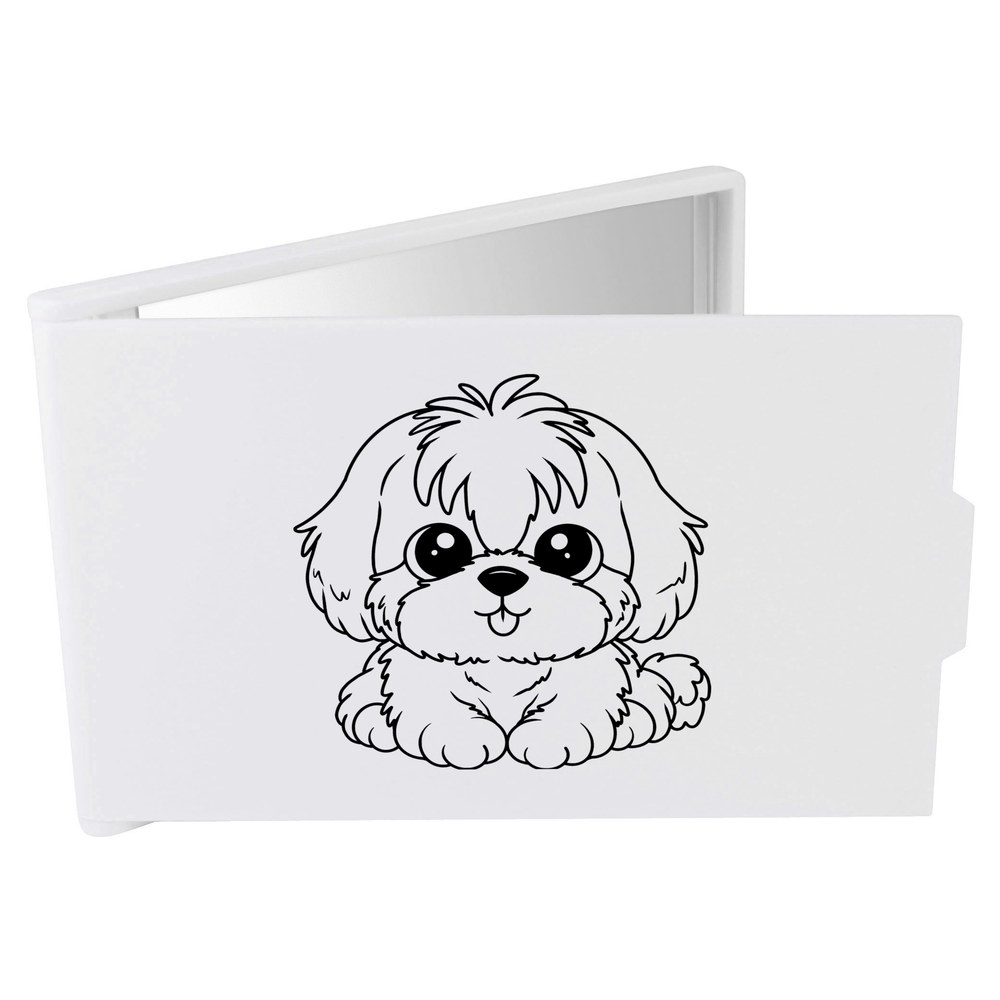 'Cute Shih Tzu Dog' Compact / Travel / Pocket Makeup Mirror (CM00045144)