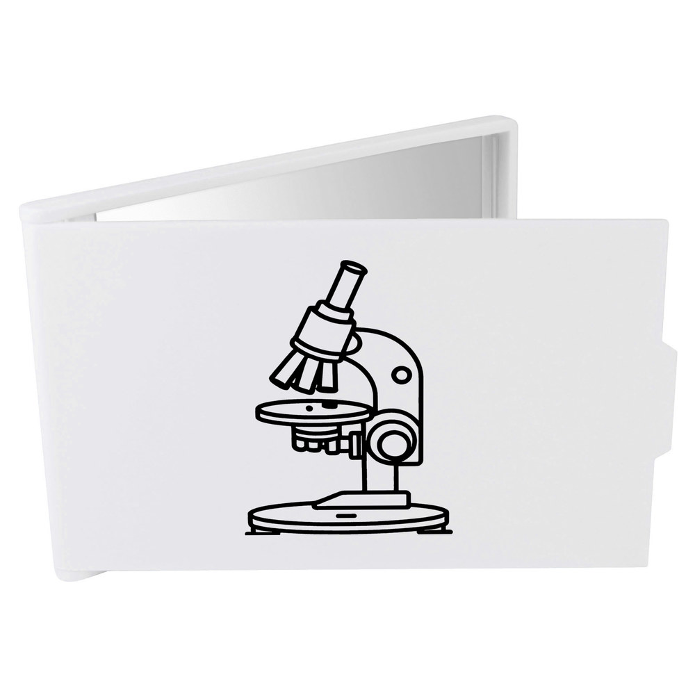 'Lab Microscope' Compact / Travel / Pocket Makeup Mirror (CM00045576)