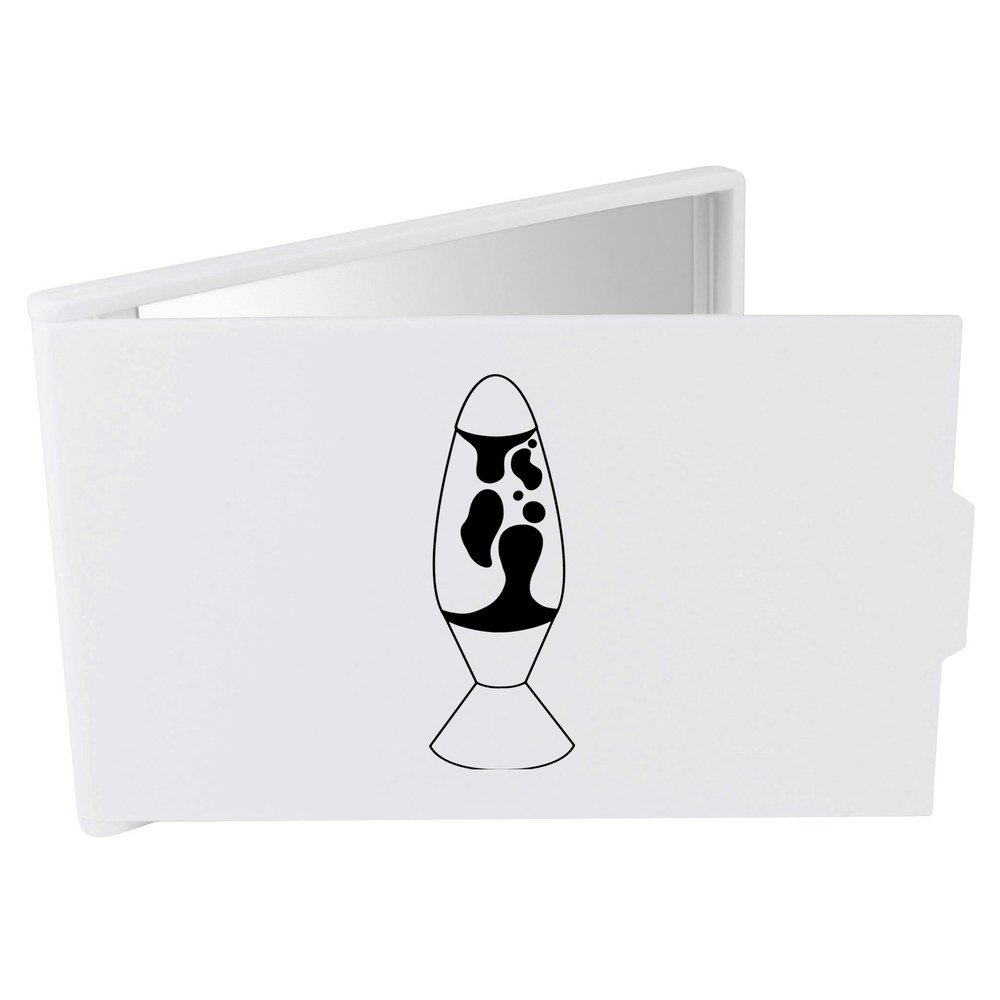 'Lava Lamp' Compact / Travel / Pocket Makeup Mirror (CM00046593)