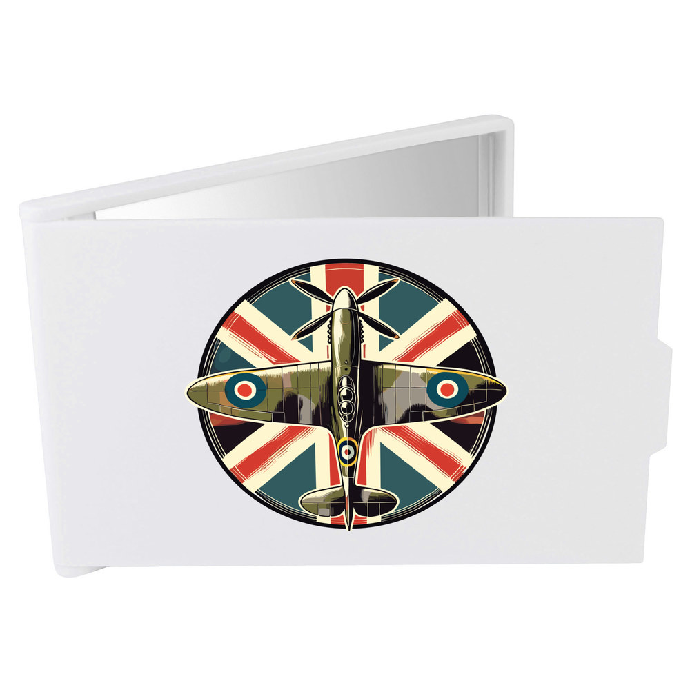 'Spitfire Aeroplane' Compact / Travel / Pocket Makeup Mirror (CM00046935)