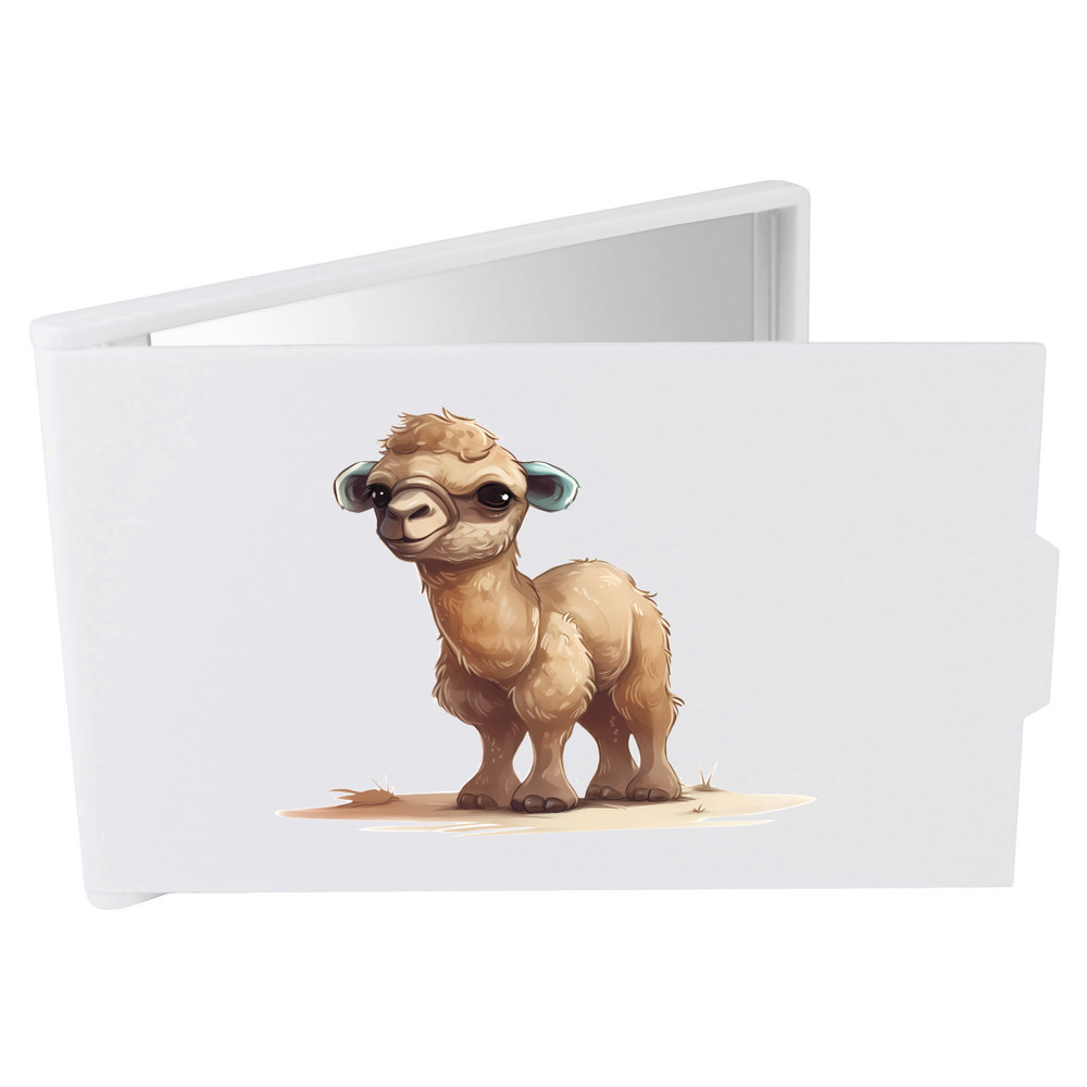 'Cute Baby Camel Watercolor Illustration ' Compact / Travel / Pocket Makeup Mirror (CM00048460)