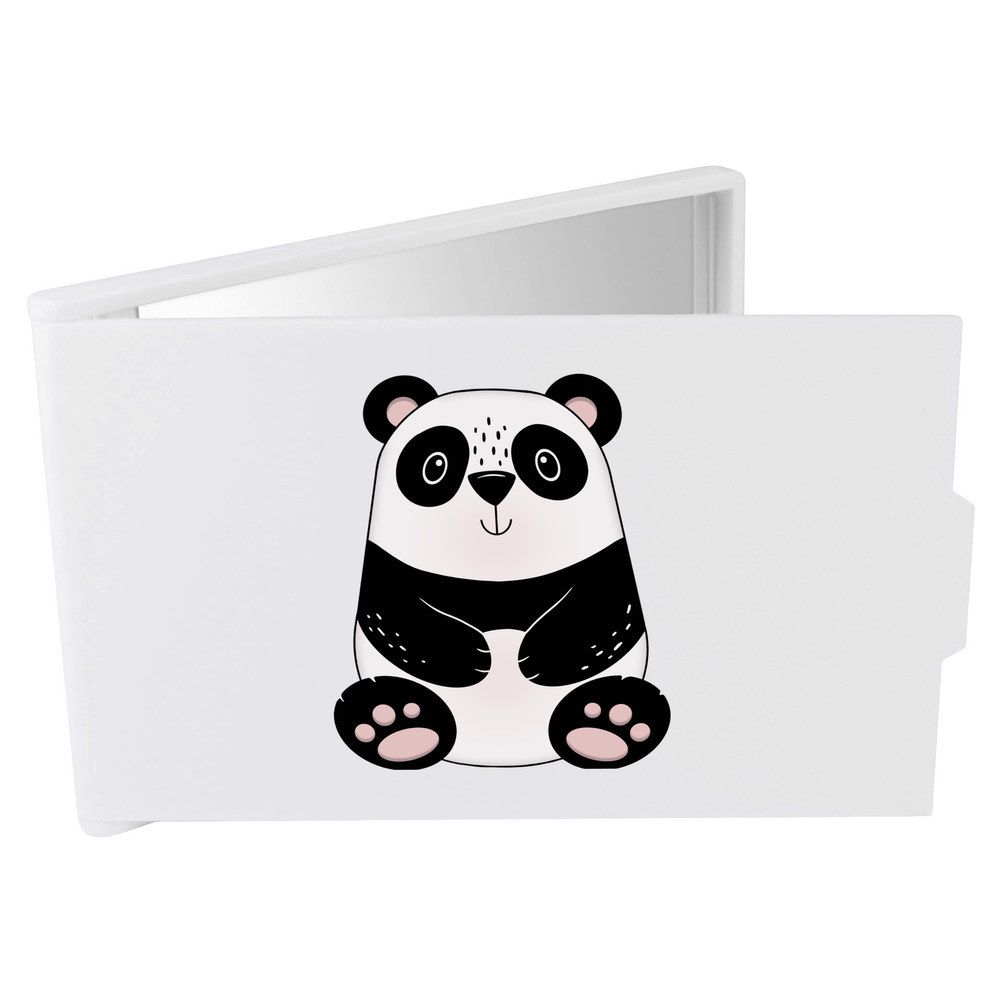 'Cute Panda' Compact / Travel / Pocket Makeup Mirror (CM00048620)