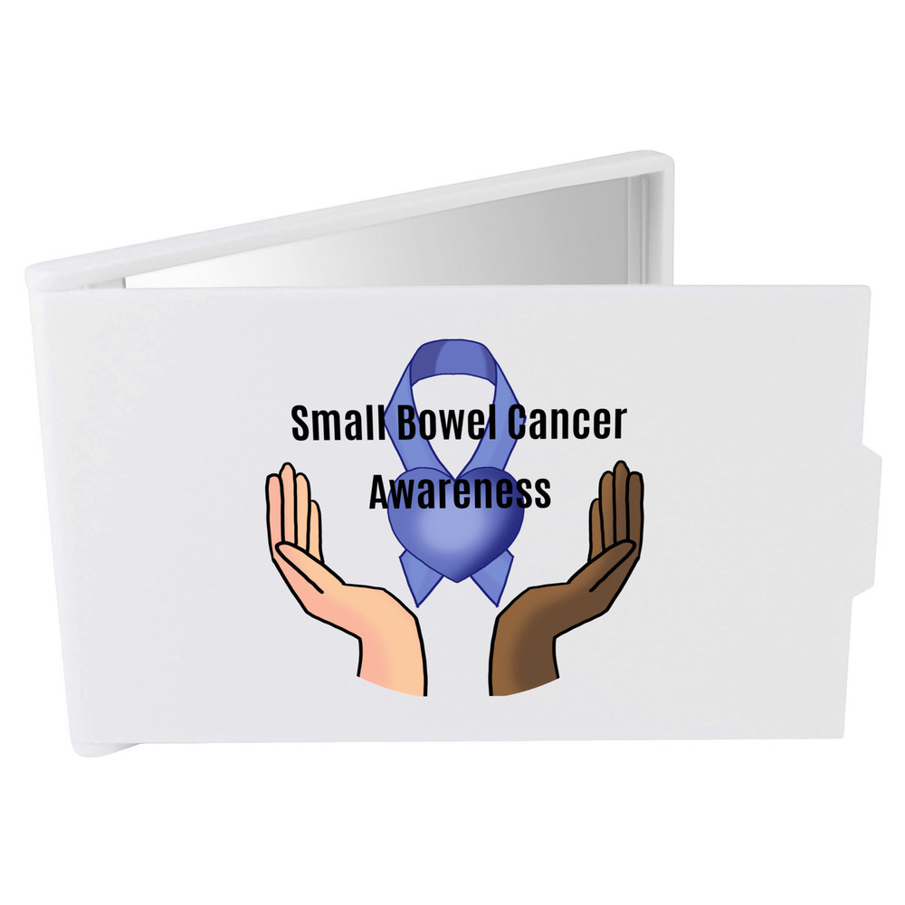 'Small Bowel Cancer Awareness' Compact / Travel / Pocket Makeup Mirror (CM00048639)