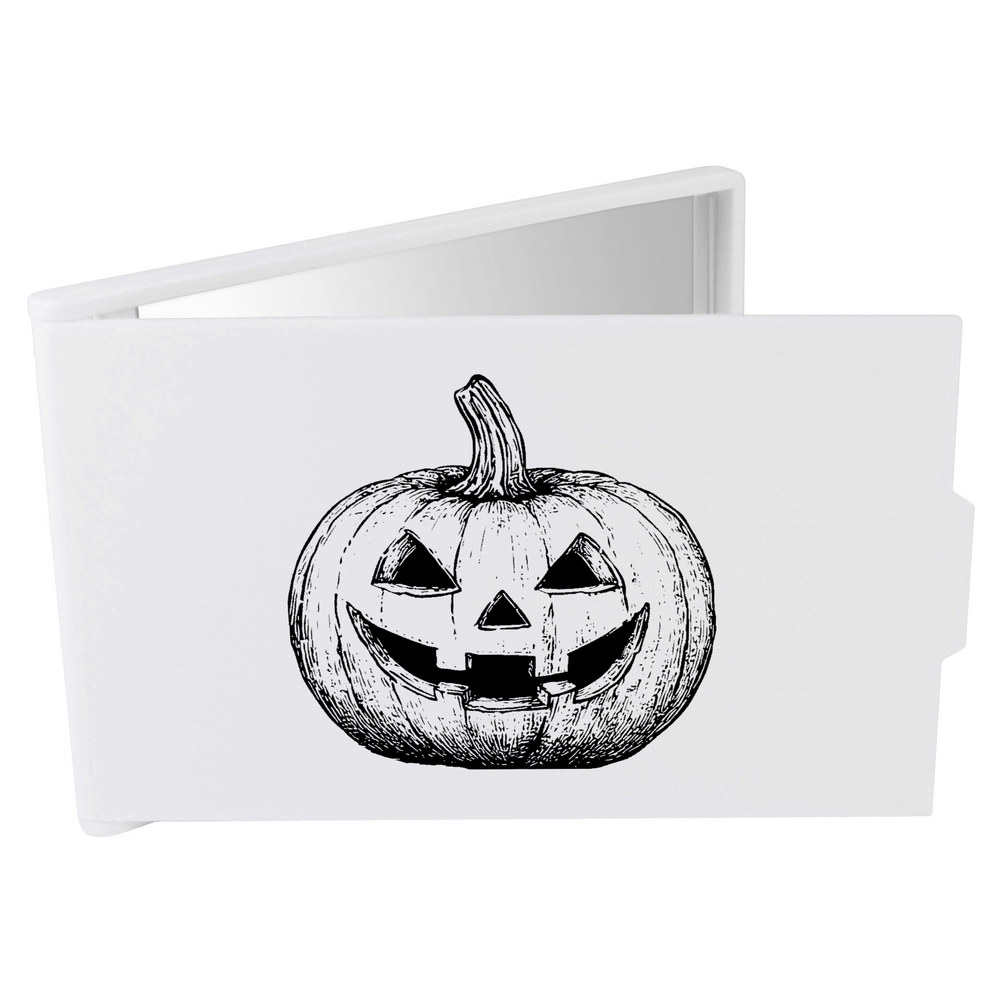 'Halloween Pumpkin' Compact / Travel / Pocket Makeup Mirror (CM00049521)