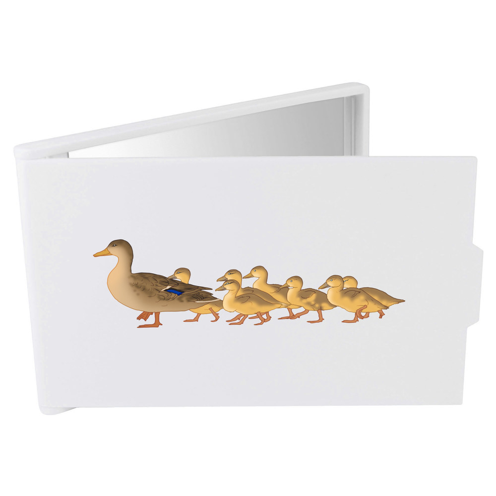'Duck Family Following' Compact / Travel / Pocket Makeup Mirror (CM00049786)