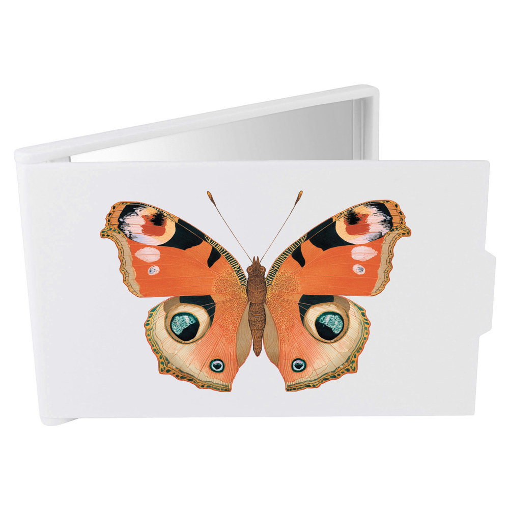 'Open Winged Butterfly' Compact / Travel / Pocket Makeup Mirror (CM00050716)
