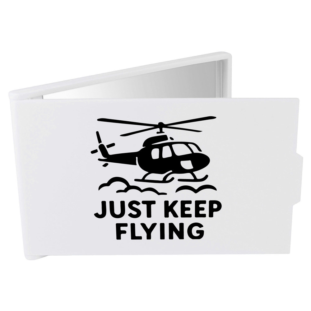 'Just Keep Flying' Compact / Travel / Pocket Makeup Mirror (CM00051506)
