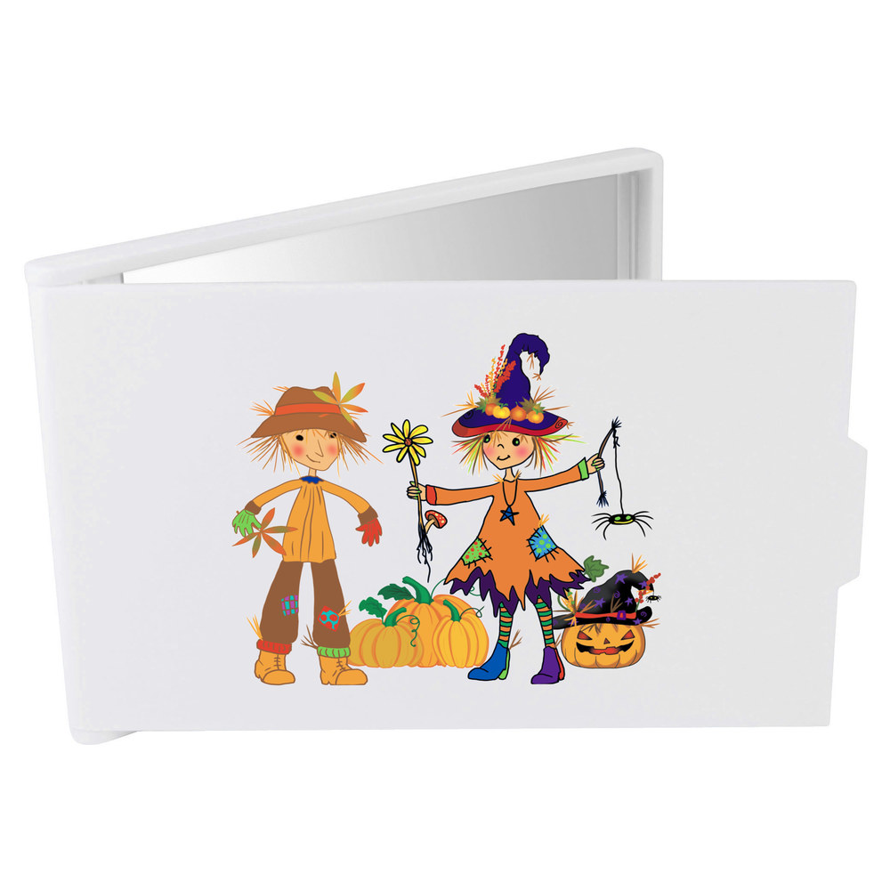 'Scarecrow Friends' Compact / Travel / Pocket Makeup Mirror (CM00052069)