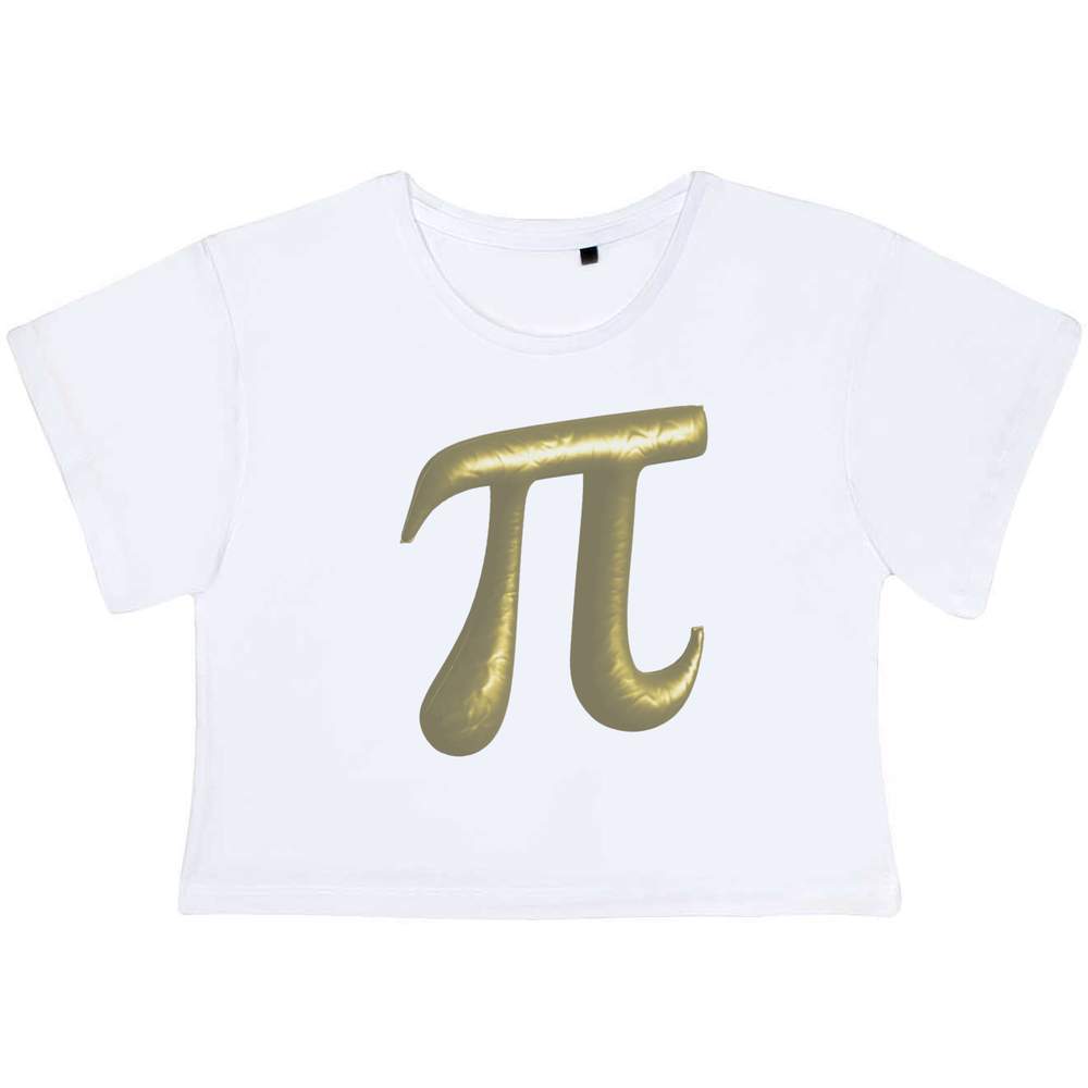 "Pi Symbol" Damen Baumwolle Crop Tops (CO046770) - Bild 19 von 30