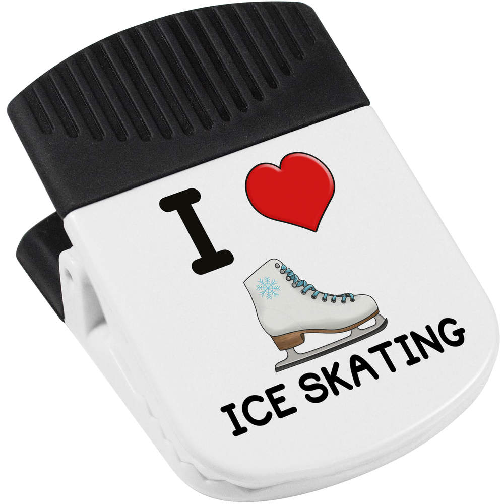 'I Love Ice Skating' Magnetic Clip (CP00028454)