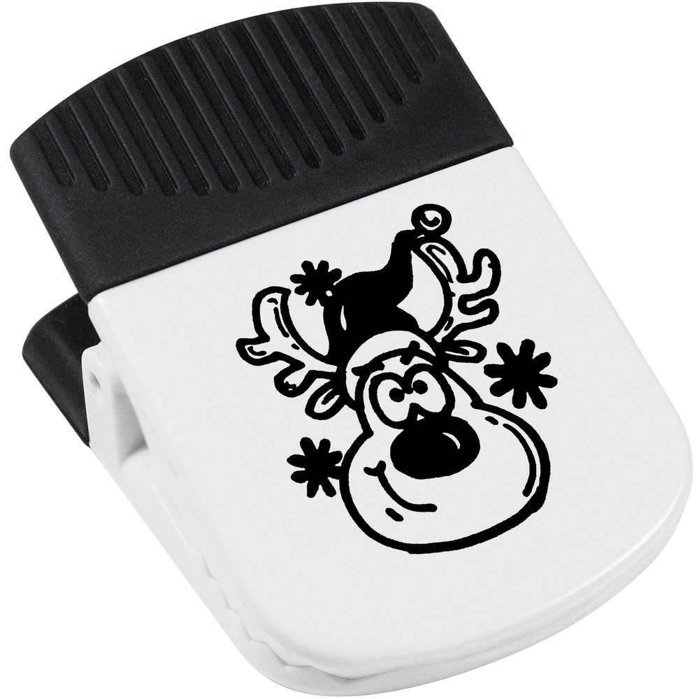'Christmas Reindeer Head' Magnetic Clip (CP00032255)