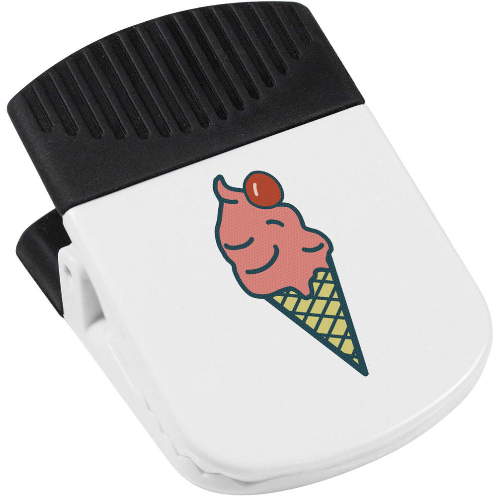 'Icecream Cone Fun Colorful Summer Time Drawing' Magnetic Clip (CP00035212)
