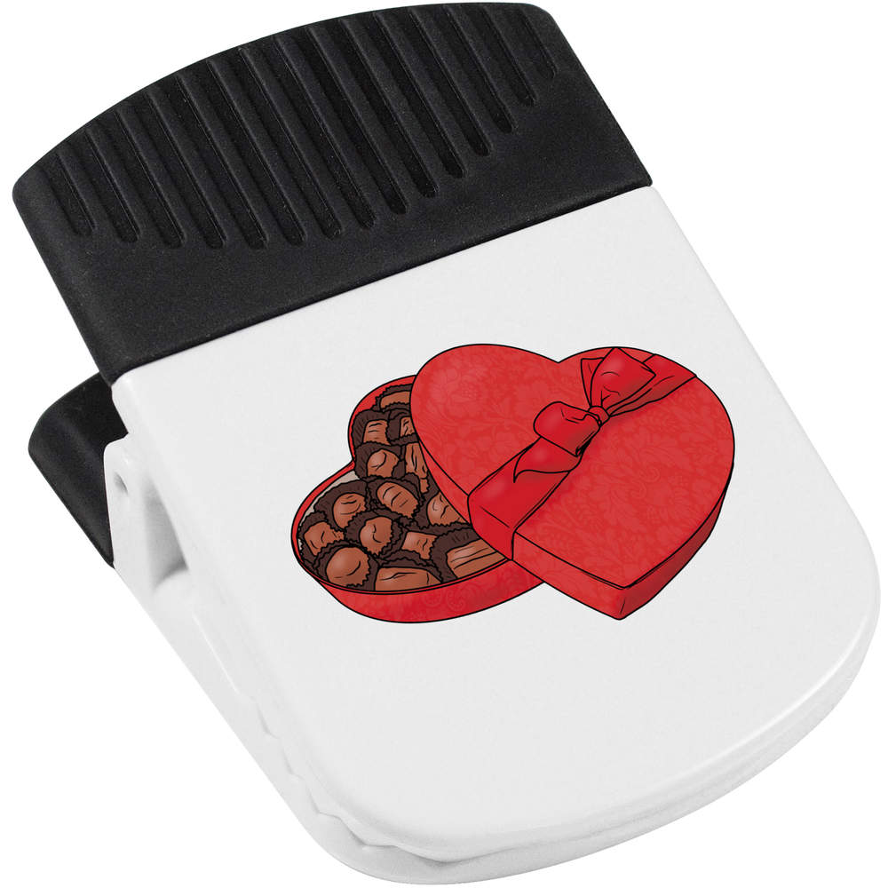 'Heart Chocolate Box' Magnetic Clip (CP00037758)