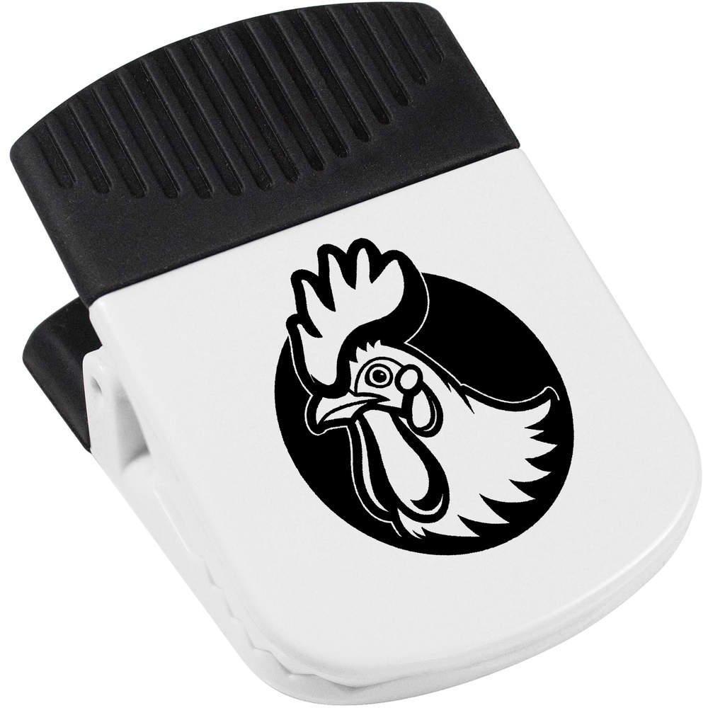 'Chicken Head in Circle Frame ' Magnetic Clip (CP00041174)